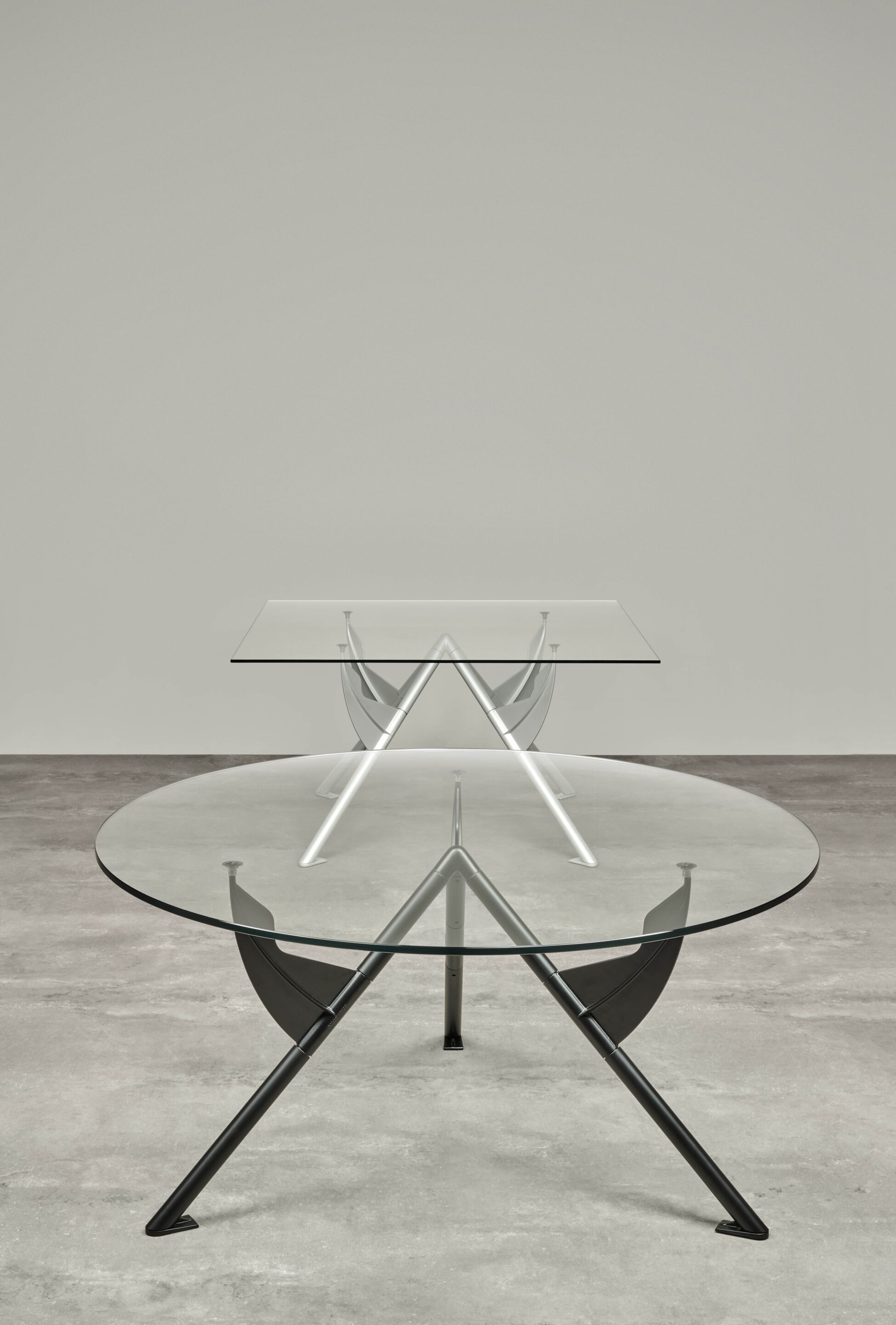 Квадратный стол из стали и хрусталя BALERI ITALIA PRESIDENT M ARCH-00151369 - Вид №7