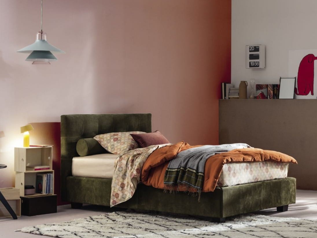 Односпальная кровать с капитонным изголовьем Twils Max Capitonné ARCH-00018341 - Вид №3