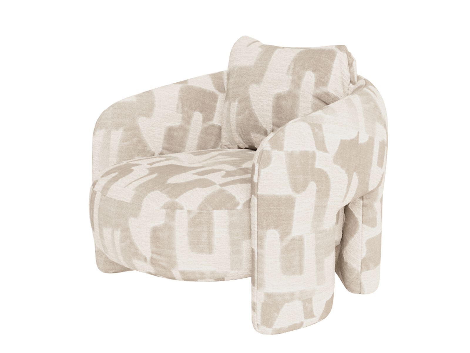 Тканевое кресло с подлокотниками ANA ROQUE INTERIORS ARCH-00041669