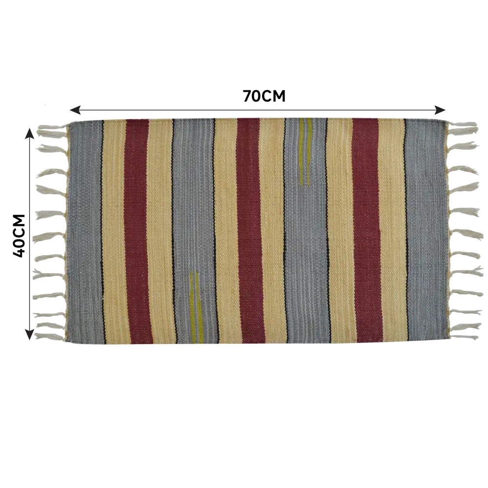 Экологичный хлопковый коврик INSPIRE Naelie 40×70 см в мультиколоре 82481278 STLM-1473961 - Вид №1