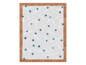 Прямоугольный ковер ручной работы