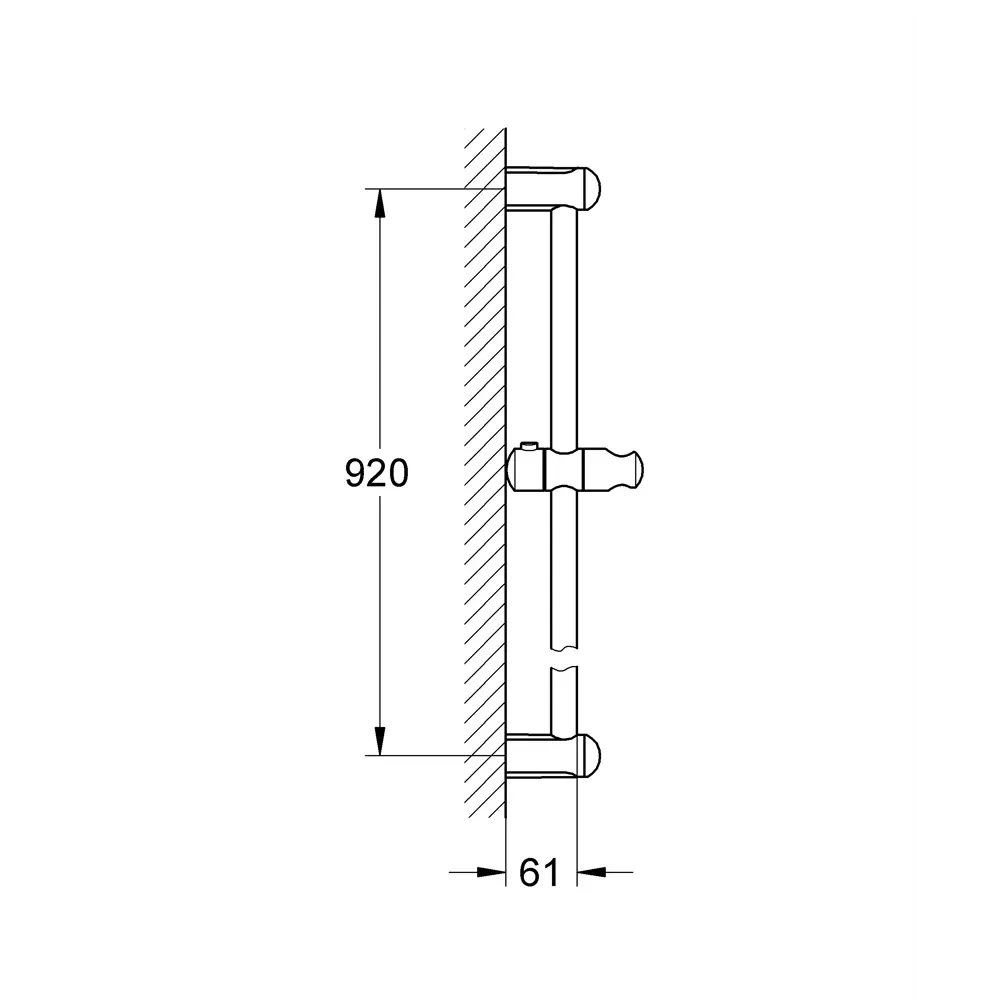 Штанга для душа Grohe New Tempesta 90 см STLM-2077712 - Вид №2