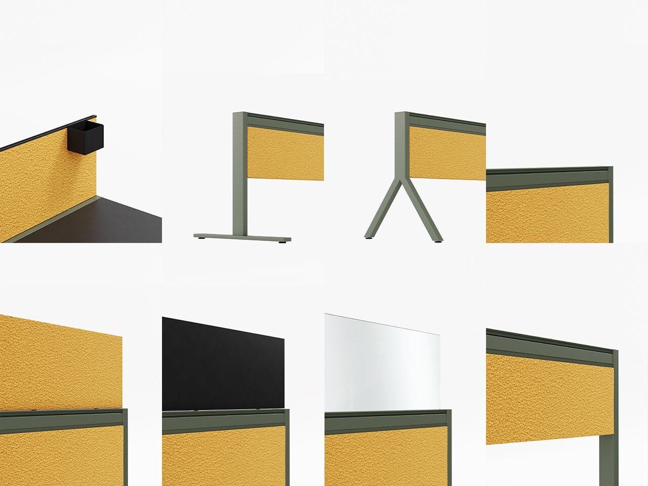 Множественный стол с разделительными панелями FREZZA Pal System ARCH-00140652 - Вид №7