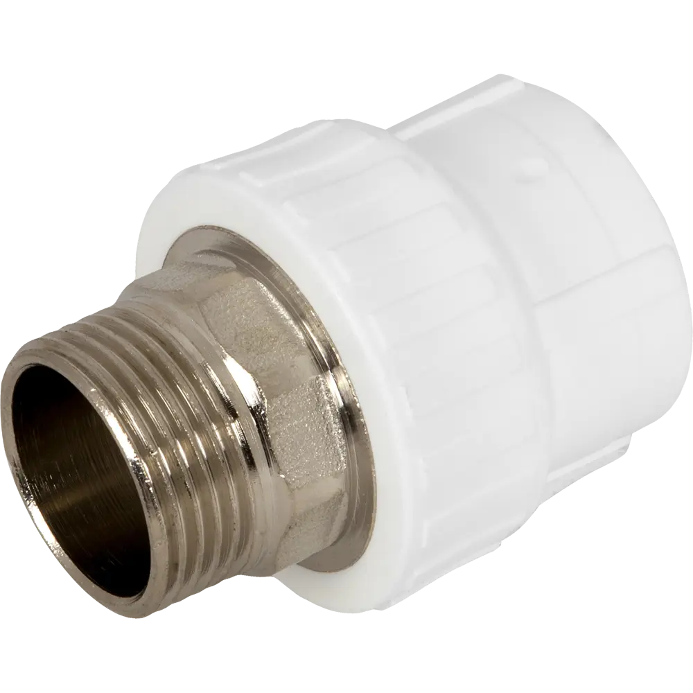 ПОЛИТЭК Муфта комбинированная 32 мм × 1" для соединения полипропиленовых и металлических труб 82198152 STLM-0021752