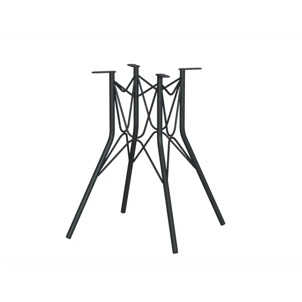 Подстолье для обеденного и письменного стола Паук 73 см металл цвет черный METALLCART STLM-2172516