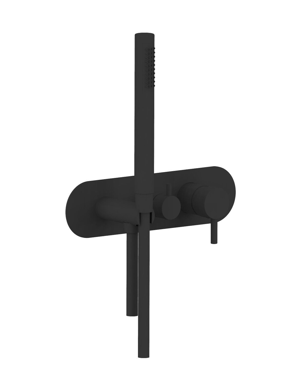 3 отверстия утопленный однорычажный смеситель для душа Rubinetterie Frattini Pepe XL ARCH-00143936 - Вид №9