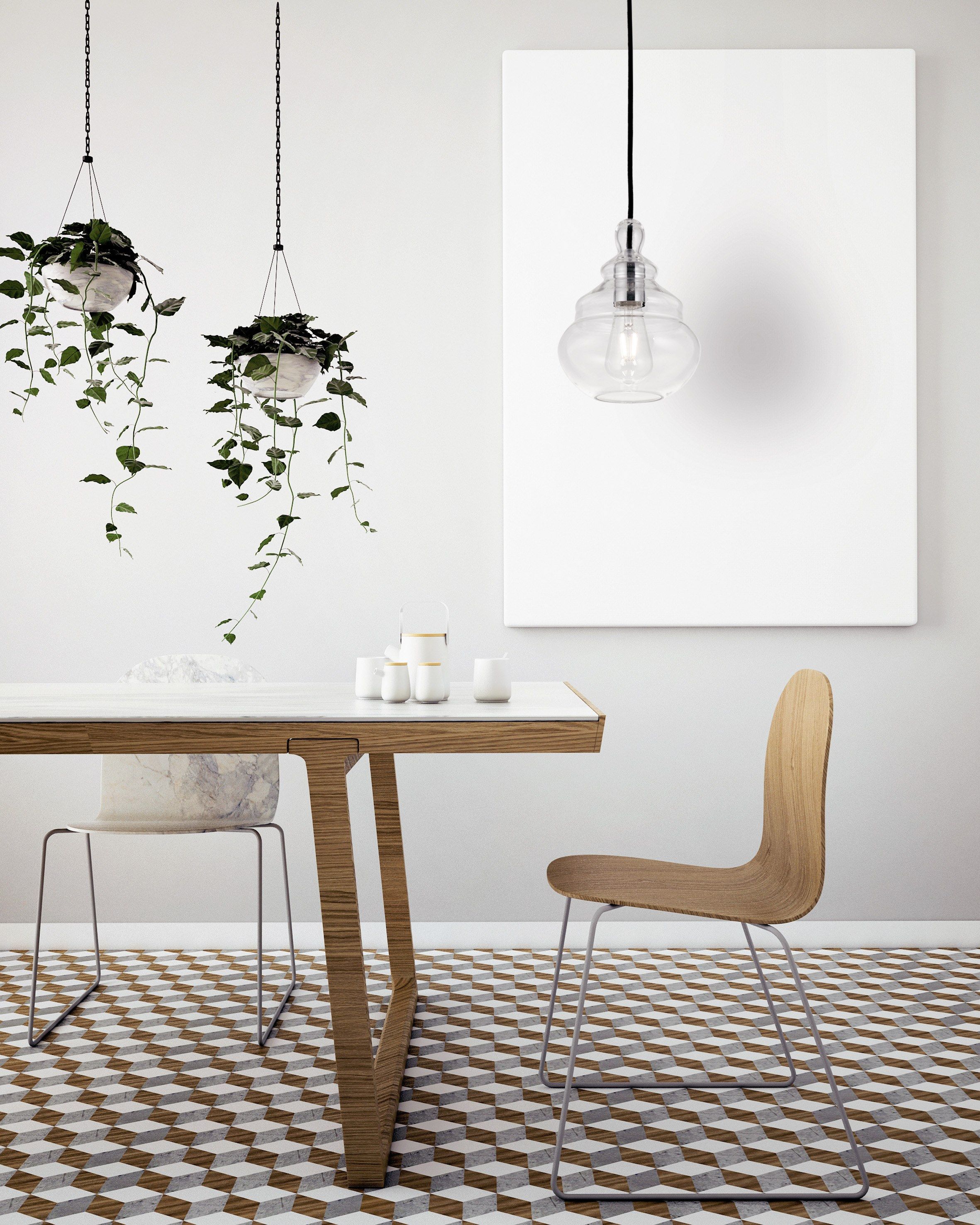 Стеклянный подвесной светильник Miloox Adone ARCH-00097573 - Вид №3