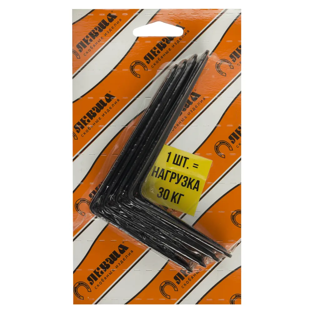 Уголок мебельный усиленный 115х80х40 мм цветь чёрный 4 шт Santreyd STLM-2140577 - Вид №1