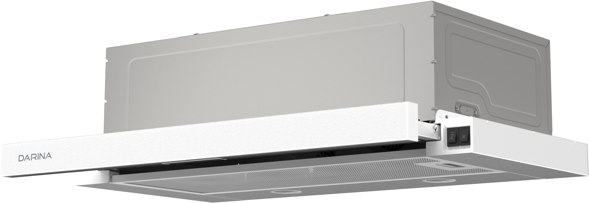 9973963 Вытяжка телескопическая Darina SMART M606W белый/белый STDN-0097317 - Вид №1