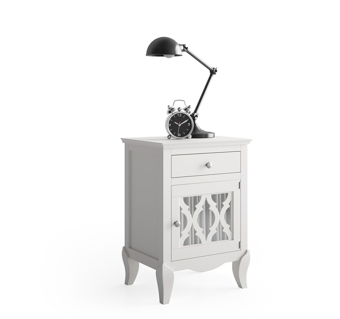 090260 Прикроватная тумба правосторонняя дверца Grupo Seys Basilea Santreyd 