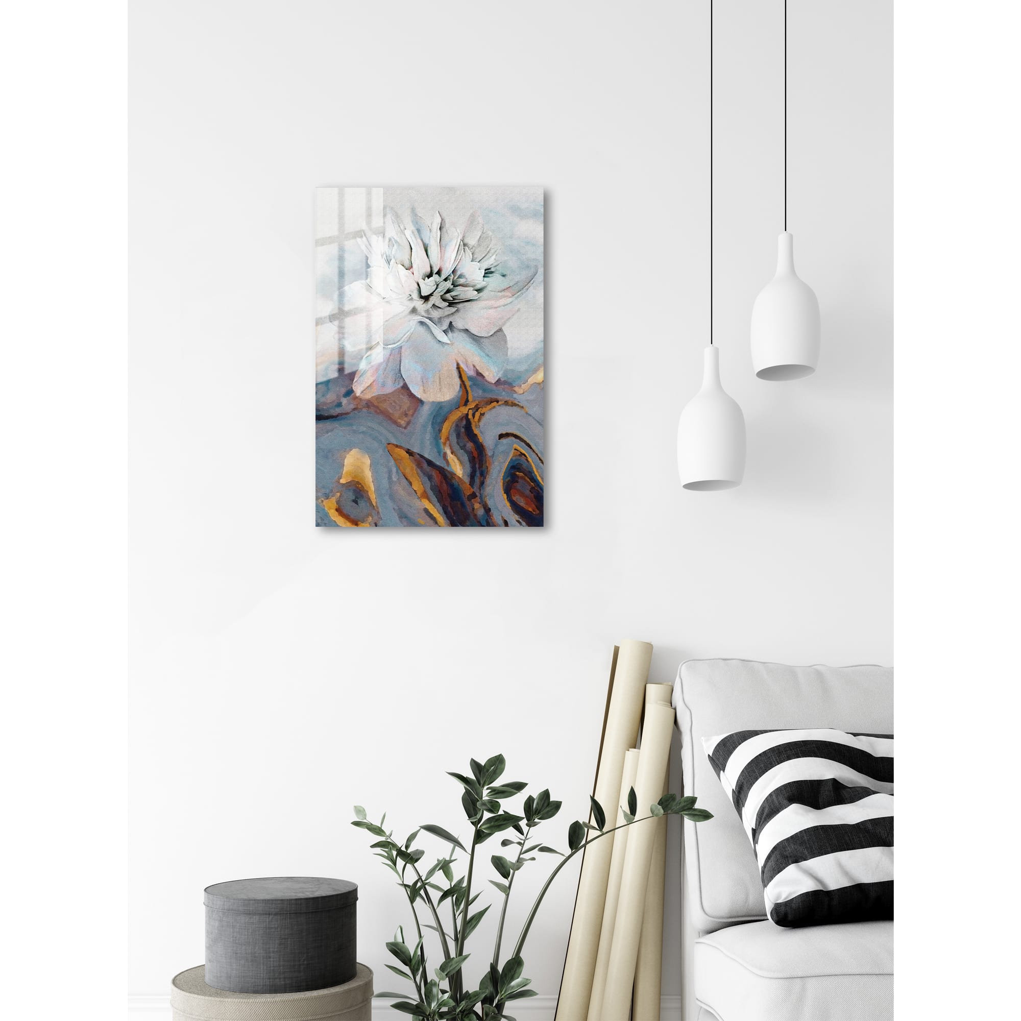 84531443 Картина на стекле «Альба 2» 40x60 см Santreyd  - Вид №3