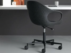 Kristalia Регулируемое по высоте офисное кресло из ткани с 5 спицами Elephant