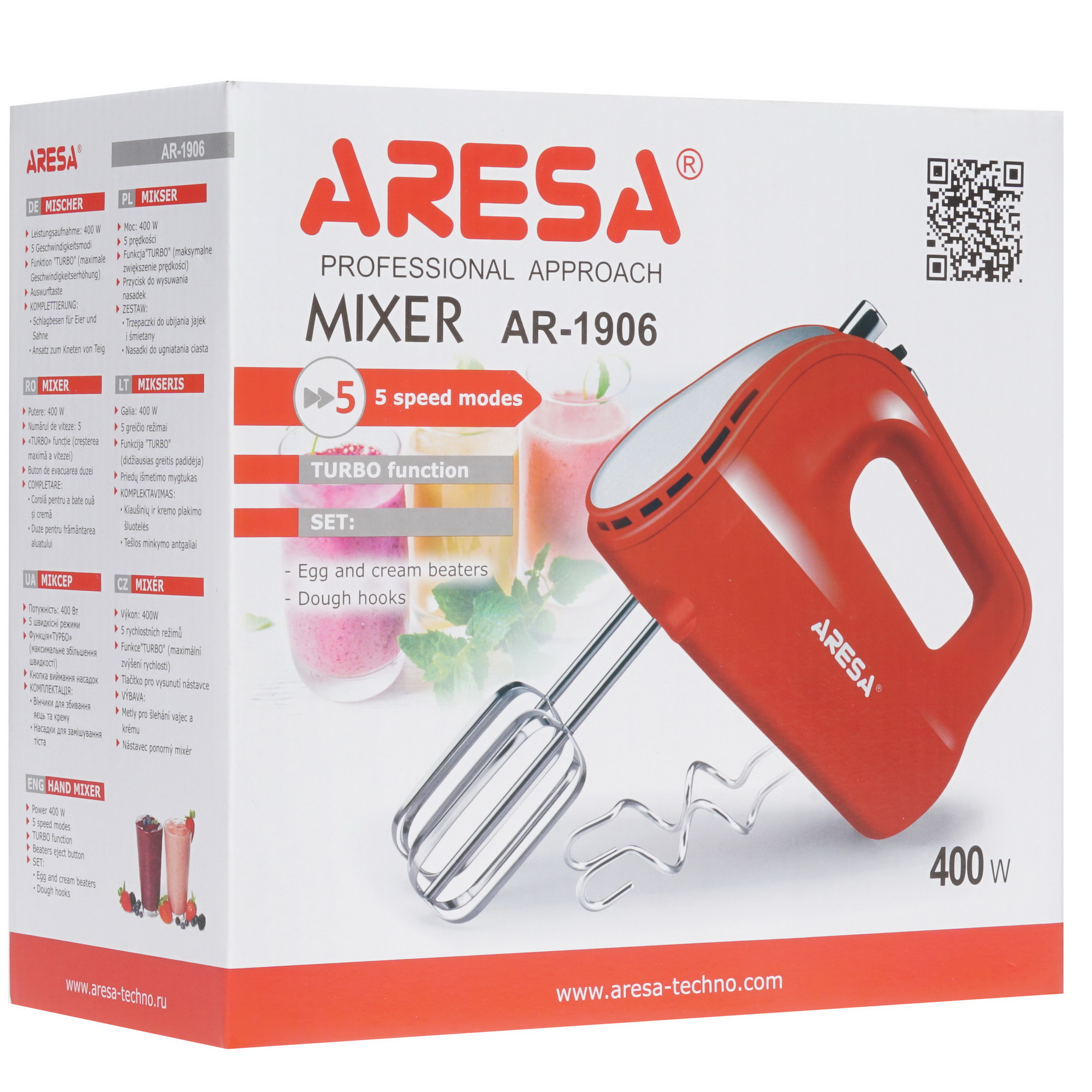 8107533 Миксер ARESA AR-1906 красный STDN-0083866 - Вид №7