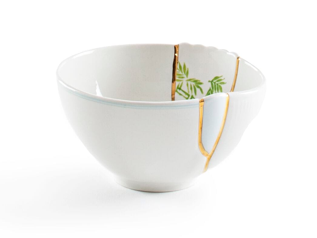 Фарфоровая и золотая чаша Seletti Kintsugi ARCH-00024500