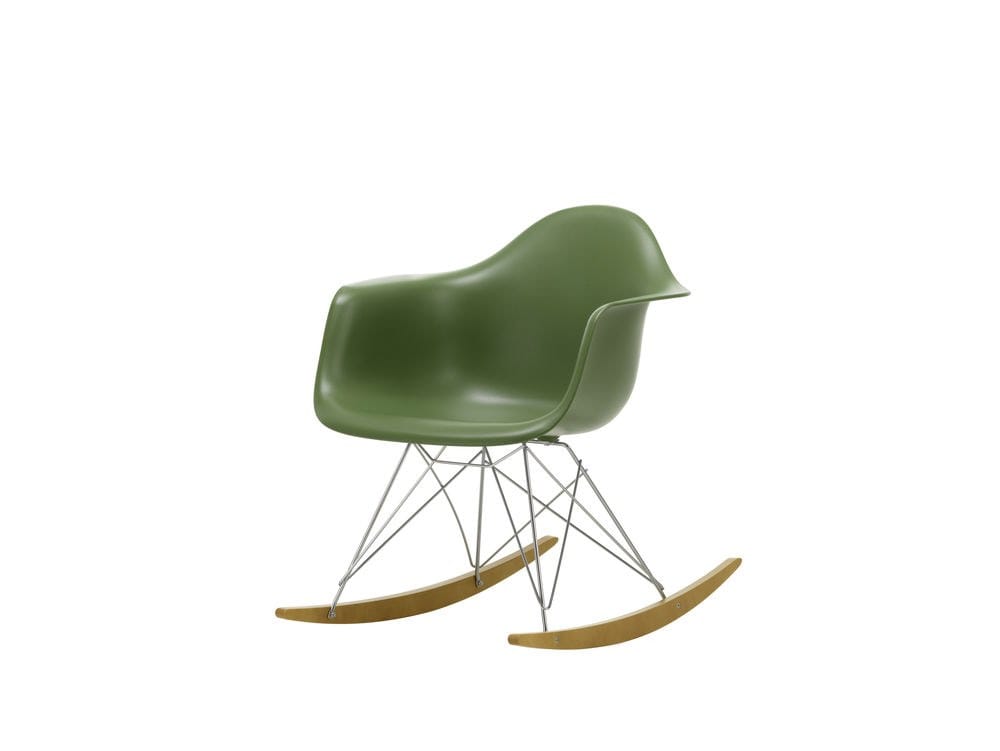Мягкое тканевое кресло-качалка с подлокотниками VITRA Eames Plastic Chair ARCH-00023828 - Вид №204