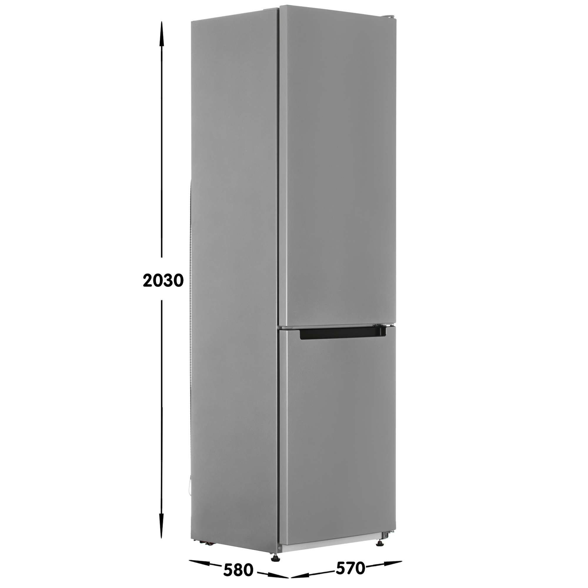 9056378 Холодильник с морозильником   Nordfrost NRB 154 S серебристый STDN-0141069 - Вид №6