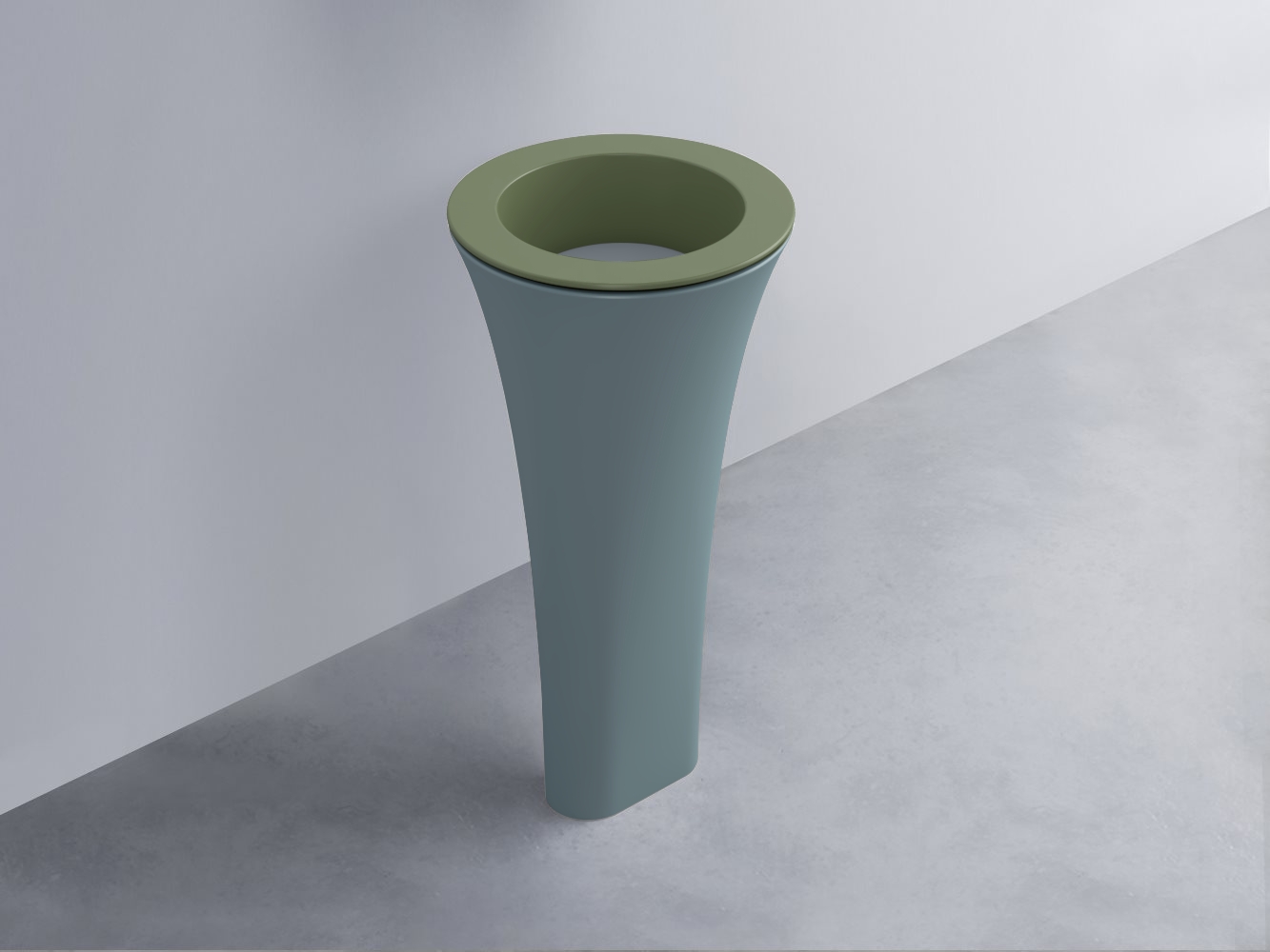 AMLA45-AG+AMPILT-BR+AMCOLT-PL Раковина Amedeo Tondo отдельностоящая cielo Enjoy + Amedeo Ceramica Cielo