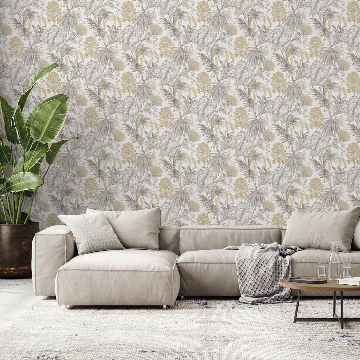 Обои с цветочными мотивами ICH Джайпур ARCH-00096110 - Вид №2