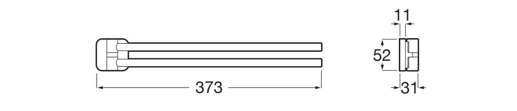 Металлический держатель для полотенец Roca Victoria ARCH-00032315 - Вид №3