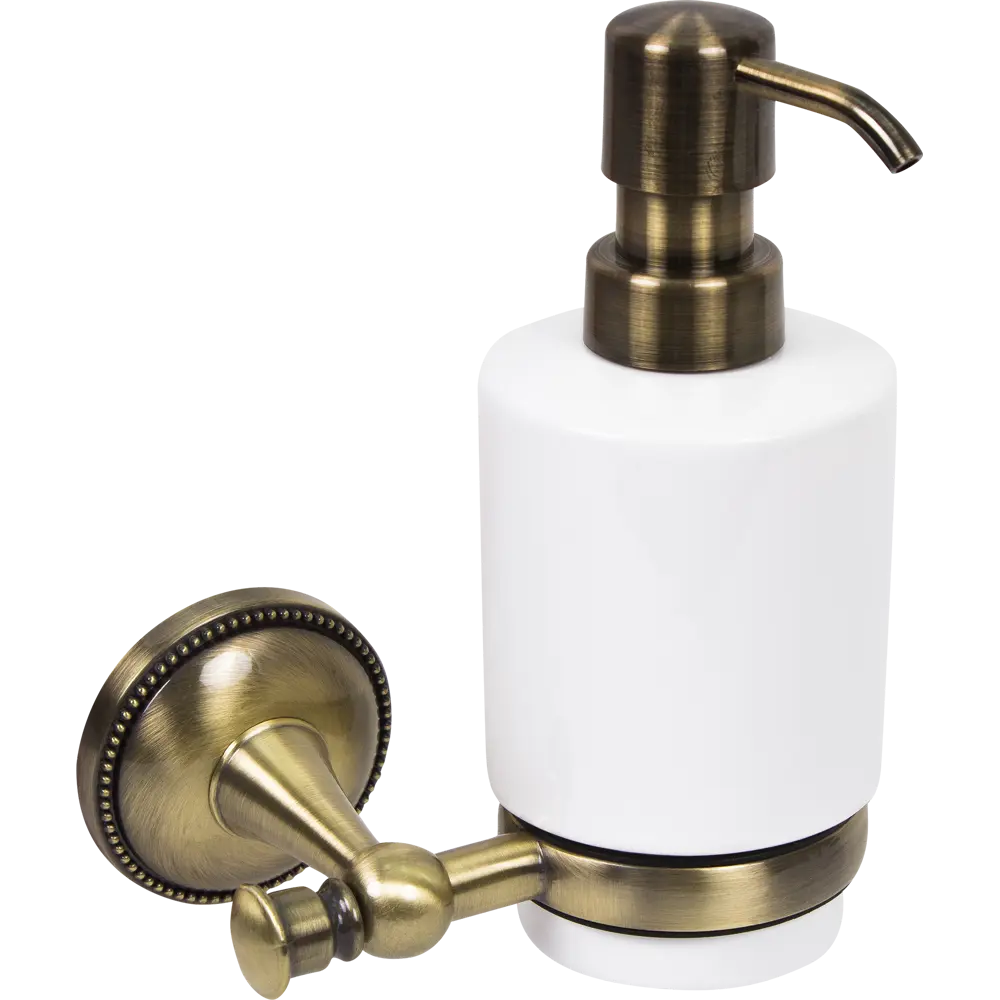 Дозатор подвесной для жидкого мыла Grampus Alfa цвет антик STLM-2048864