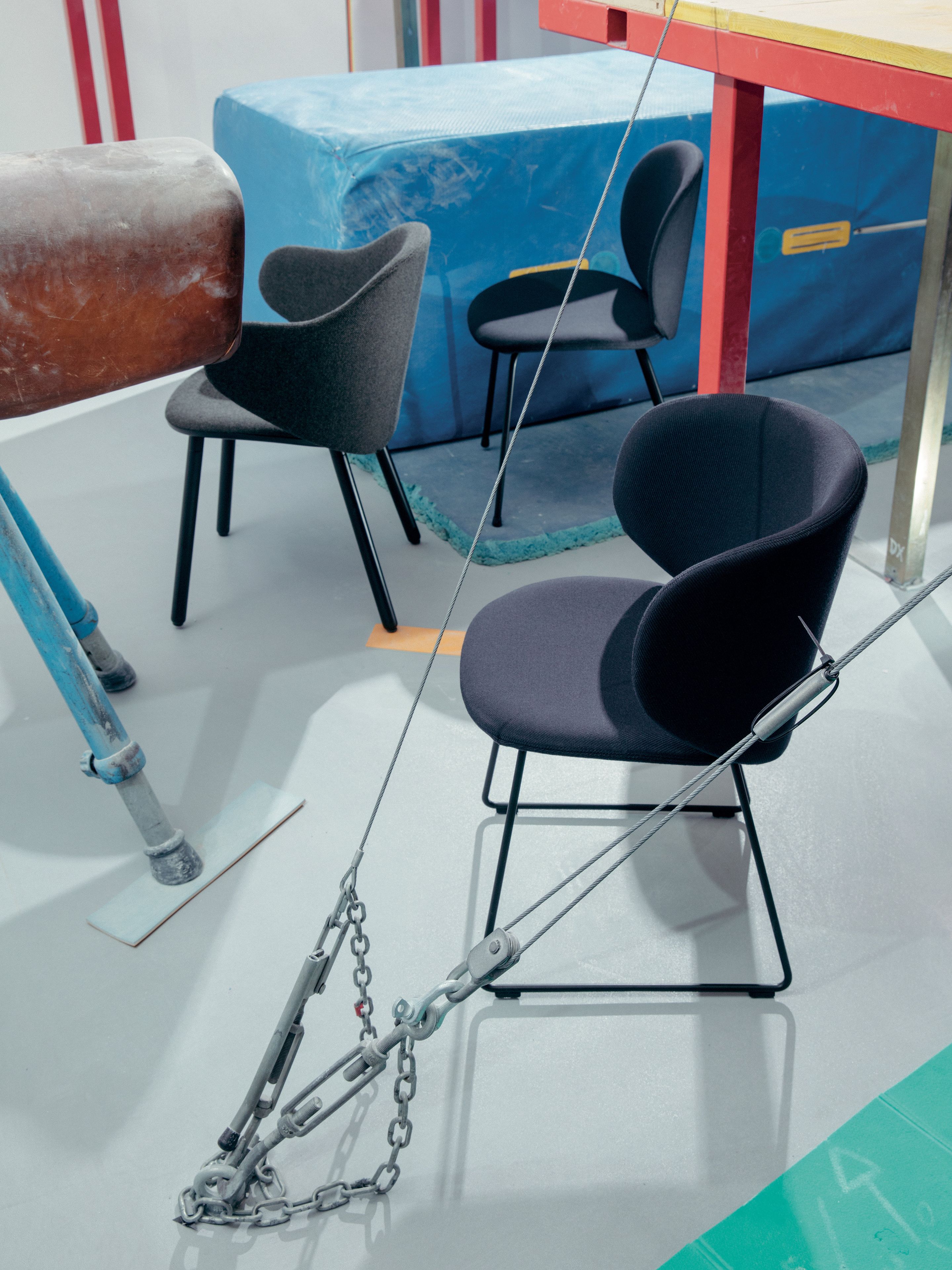 Стул с мягкой тканью Kristalia Dua ARCH-00059655 - Вид №3