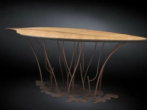 VGnewtrend Высокий деревянный стол Foglia fenice 7511715.00