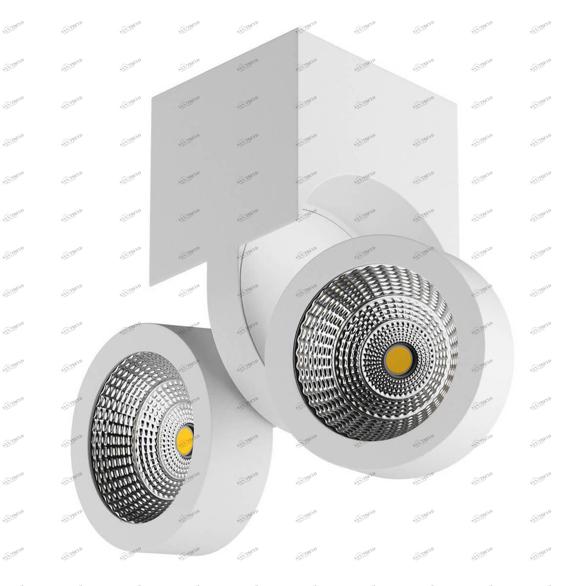 Спот потолочный светодиодный на 2 лампы белый Snodo 55364 LIGHTSTAR SNODO 00-3926519 Белый 