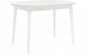 2500000081620 Стол раздвижной Leset Акра 1Р, белый / крем Мебель Импэкс