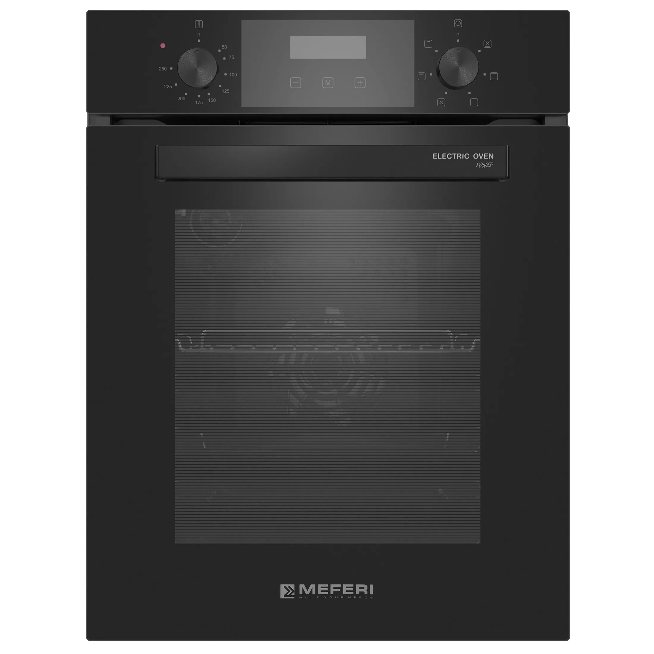 9168811 Электрический духовой шкаф Meferi MEO456BK POWER черный STDN-0107906