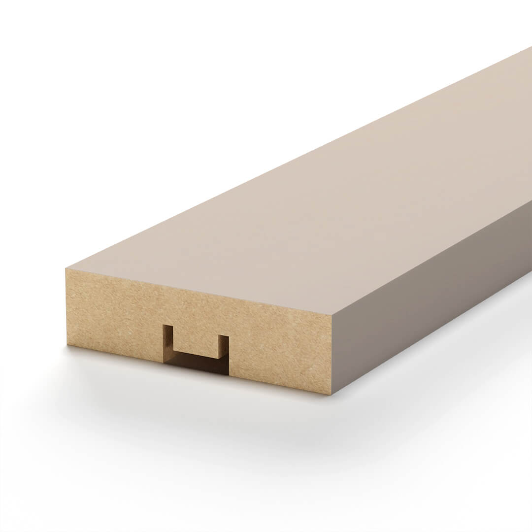 Интерьерная Рейка МДФ STELLA Планкен De Luxe Sandgrau 16*60*2700 (уп.6 шт.) STSR-832