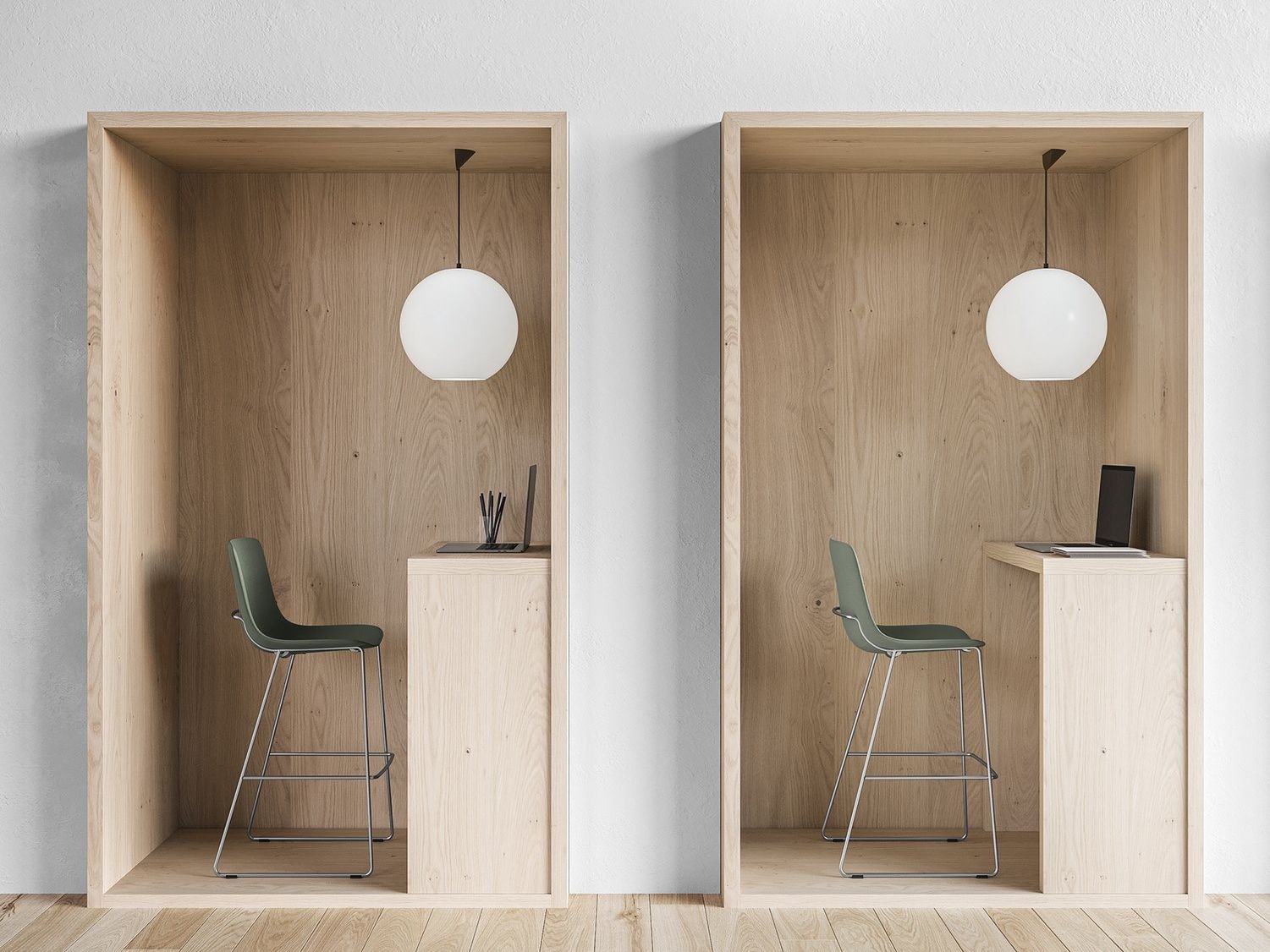 Пластиковый барный табурет с подставкой для ног Sitland Milos ARCH-00140861 - Вид №2