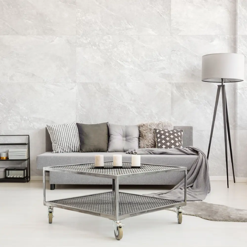 Глазурованный керамогранит Global Tile Pandora 60x120 см 1.44 м² матовый цвет светло-серый 89448726 STLM-2029123 Pandora_GT