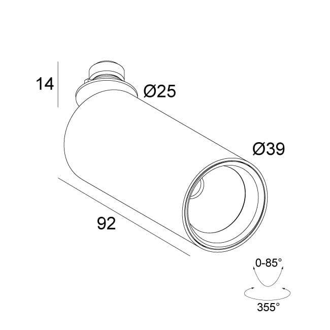 Регулируемый потолочный светодиодный прожектор Deltalight Spy ARCH-00118393 - Вид №8