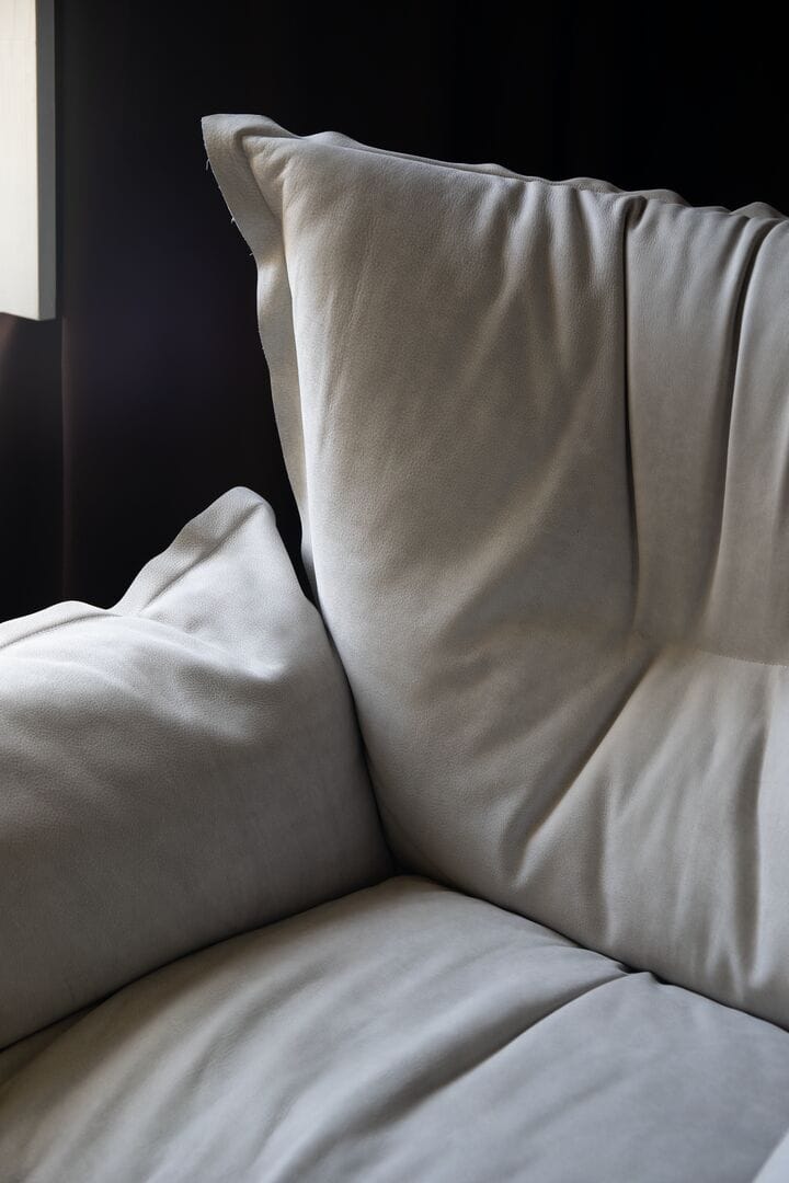 Кожаное кресло bergère с подлокотниками Baxter GINEVRA ARCH-00016837 - Вид №7