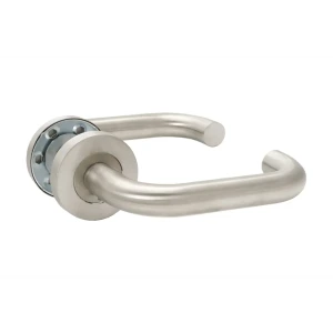 Дверная ручка на розетке Edson EDS-17-R0 без запирания цвет никель