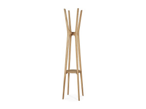 Напольная вешалка из дуба