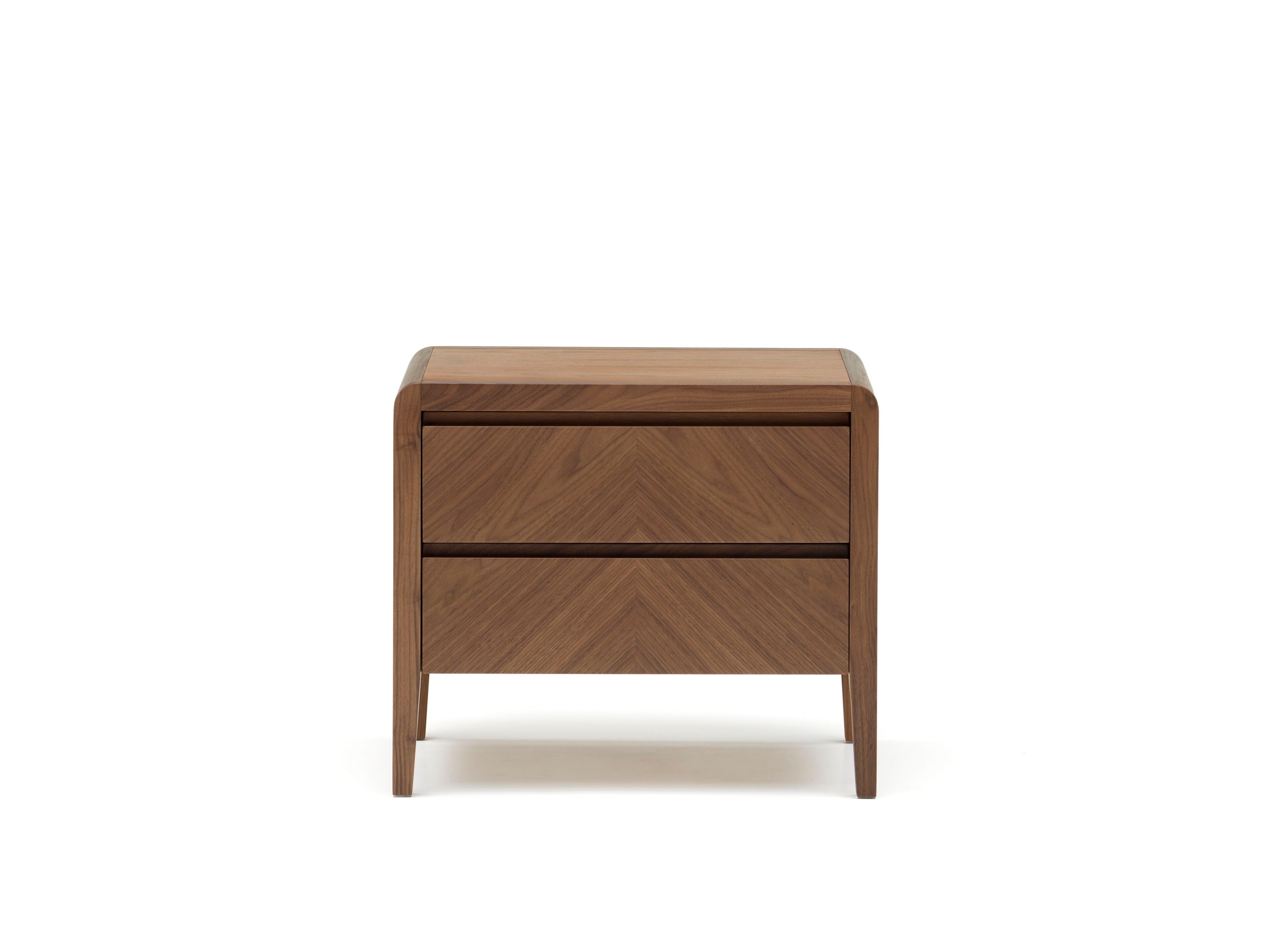 Прикроватная тумбочка с 2 ящиками и остроконечными фасадами Arte Brotto Leonardo ARCH-00021096