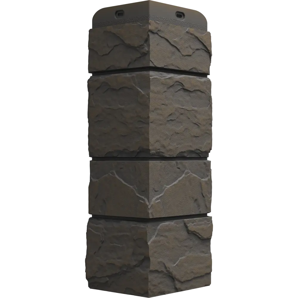 Угол наружный Docke Камень крупный 406x19.5 мм темно-коричневый DÖCKE STLM-2069351