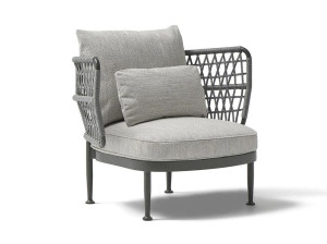 Алюминиевое садовое кресло с порошковым покрытием