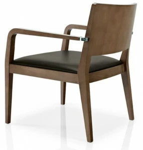 JMS Кожаный стул для ресторана с подлокотниками Cibelle M 619