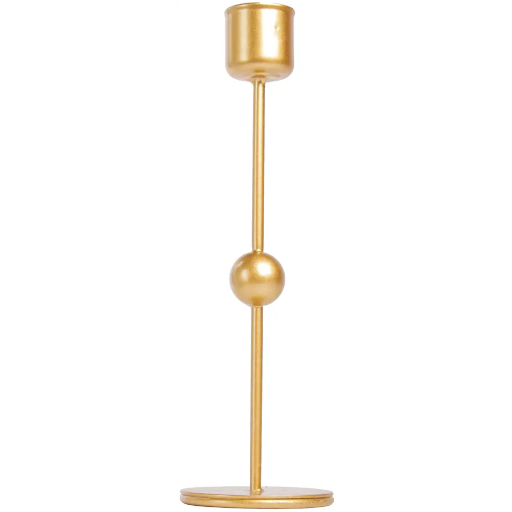 Подсвечник Comfort металл 20.5 см цвет золотой Santreyd STLM-2177835 - Вид №2