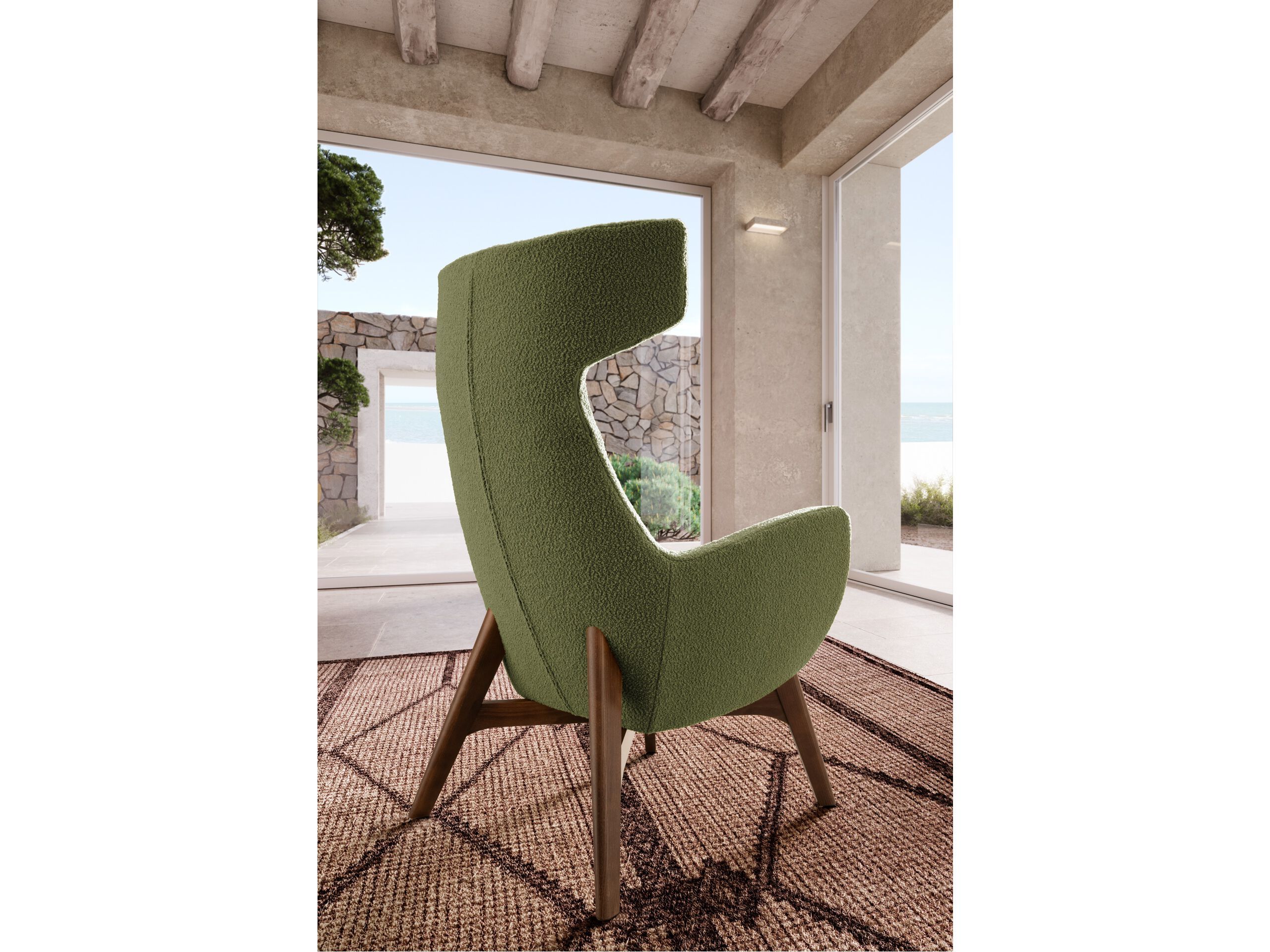 Кресло с высокой спинкой VALENTINI IRIS ARCH-00079875 - Вид №1