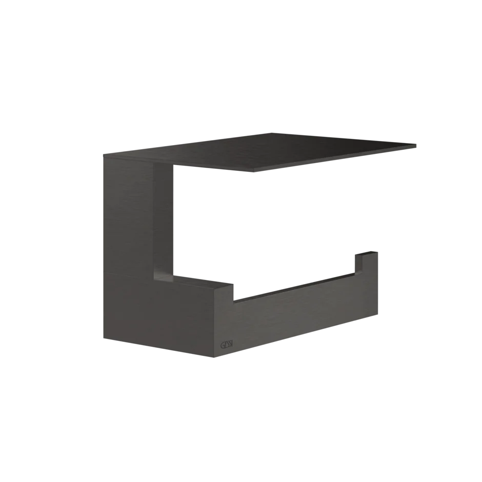 Держатель рулона бумаги 20849 707 Gessi Inverso ЧЕРНЫЙ МЕТАЛЛ BR. PVD 20849707