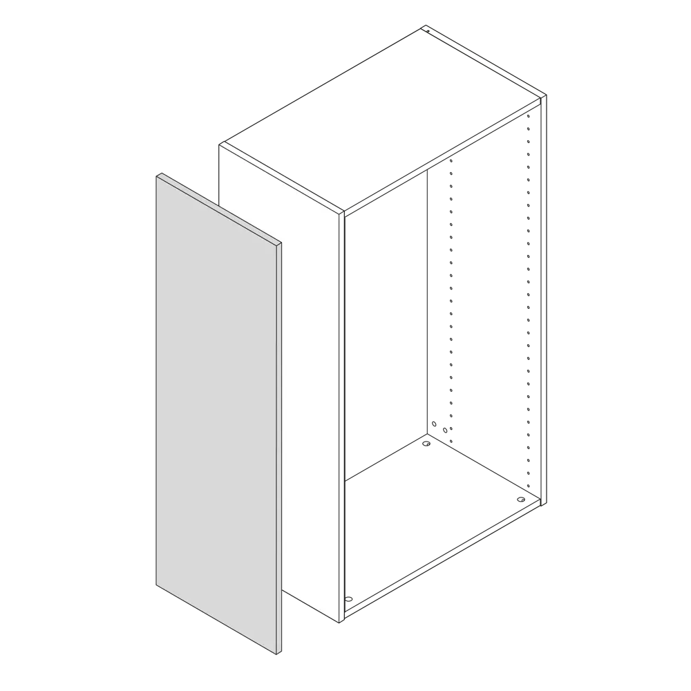 Фальшпанель для кухонного шкафа Берлин 37x76.8 см Delinia ID МДФ цвет серый STLM-2039452 - Вид №20