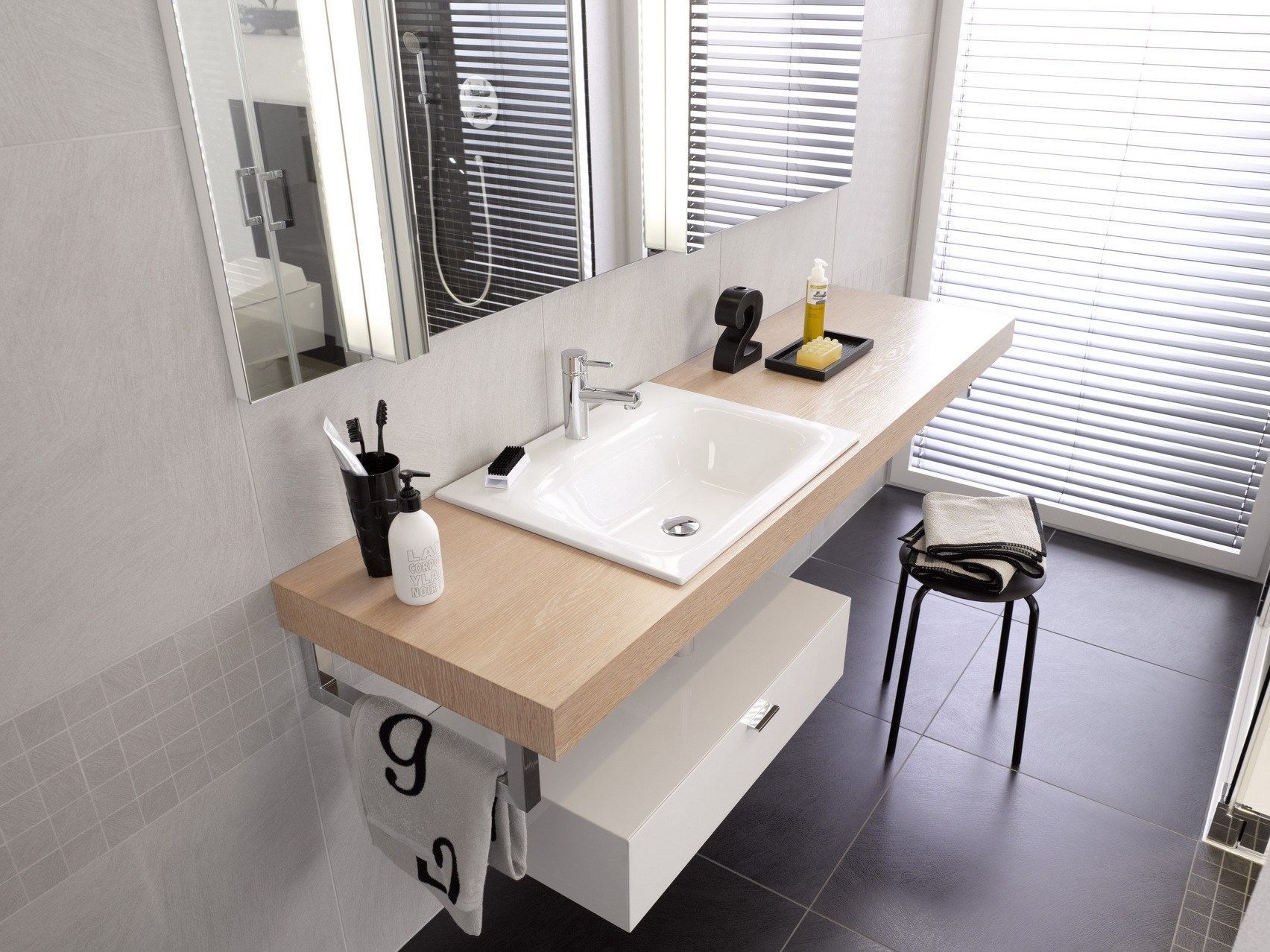 Прямоугольная встраиваемая раковина из эмалированной стали Bette BetteLux ARCH-00081215 - Вид №2