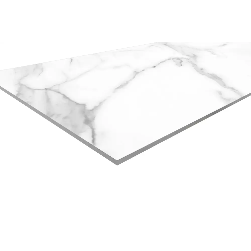 Стеновая панель Calacat Shadow W 120x0.4x60 см АКП цвет белый ALUMOART STLM-2024368 - Вид №1