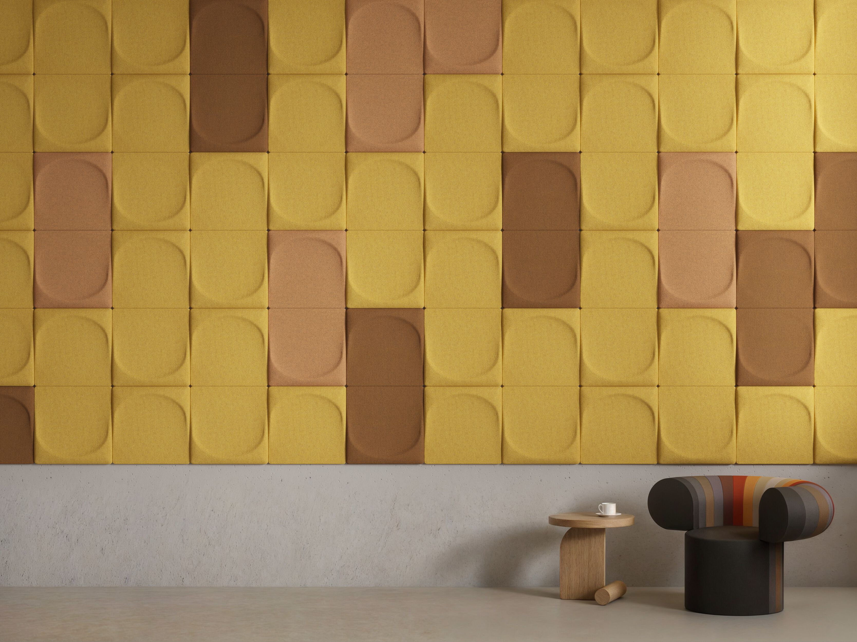 Акустическая панель из ткани для офиса Bla Station DRIP ARCH-00150797 - Вид №3