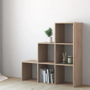 Стеллаж KONSENSA Руан 6 секций 104x104x31.7 см ЛДСП цвет дуб комано