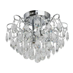 Люстра потолочная «Бриз», 4 лампы, 16.46 м², регулируемый белый свет, цвет хром