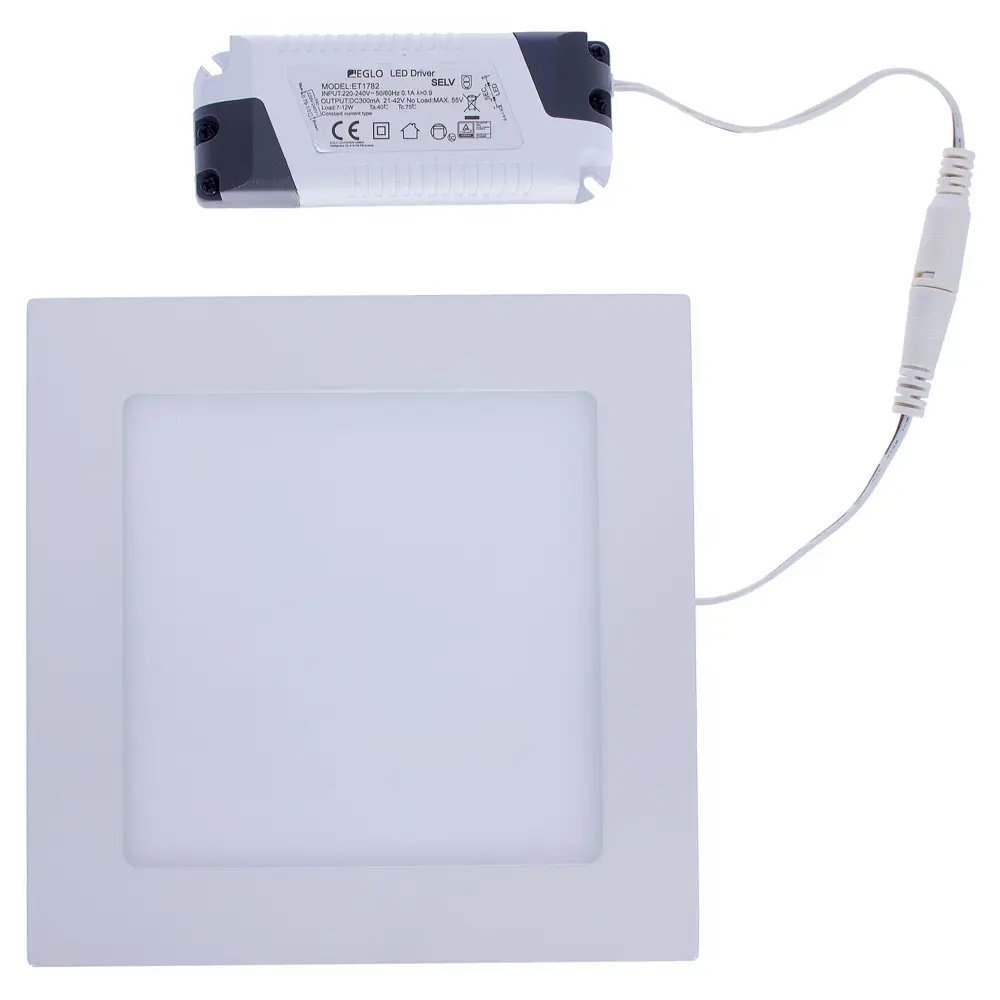 Панель светодиодная встраиваемая Fueva 4000K 170х170 мм Eglo STLM-2076812 - Вид №3